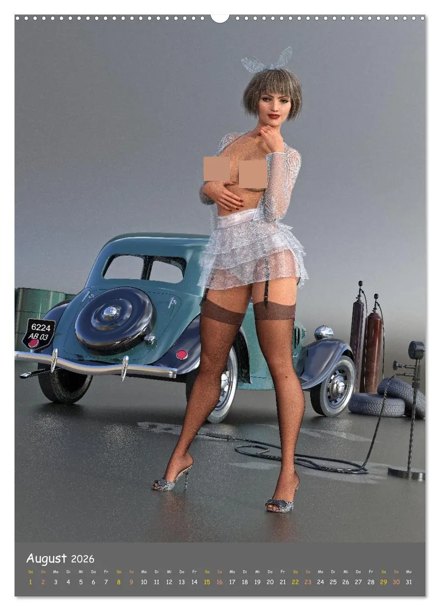 Bild: 9783516249590 | Werkstatt Bunnys (Wandkalender 2026 DIN A2 hoch), CALVENDO...