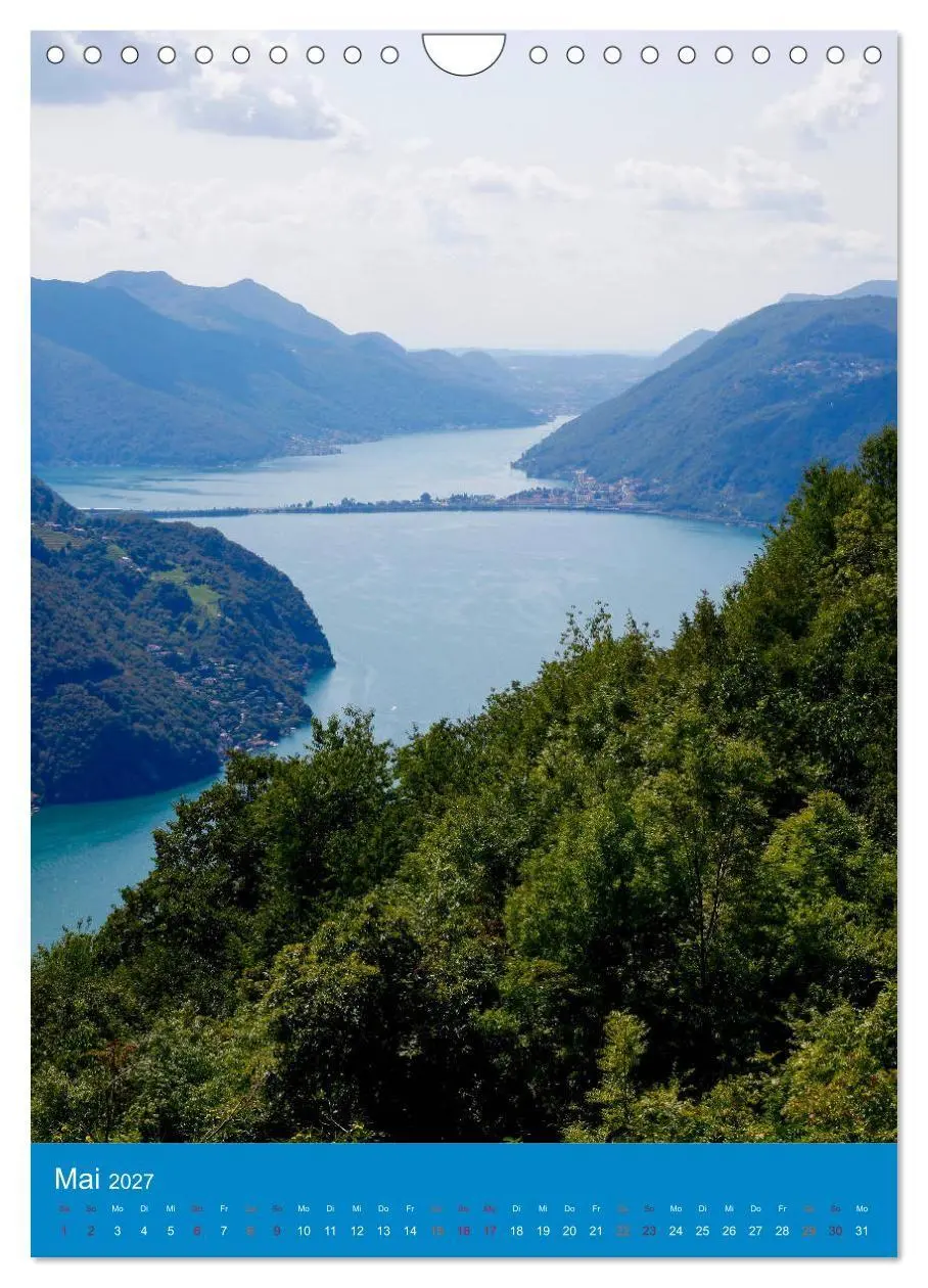 Bild: 9783569719590 | Tessin (Wandkalender 2027 DIN A4 hoch), CALVENDO Monatskalender | 2027