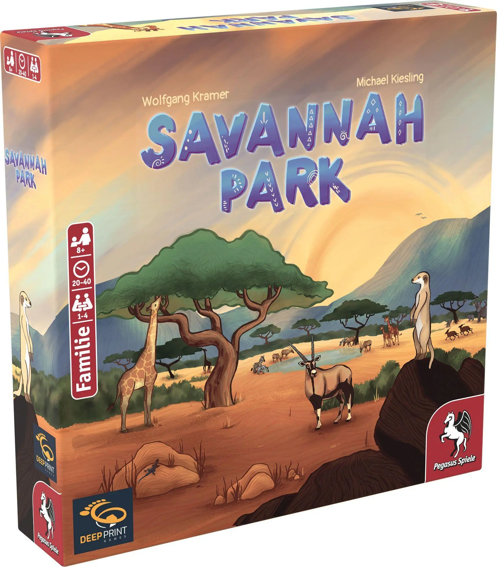 Bild: 4250231729690 | Savannah Park (Deep Print Games) | Wolfgang Kramer | Spiel | 57804G