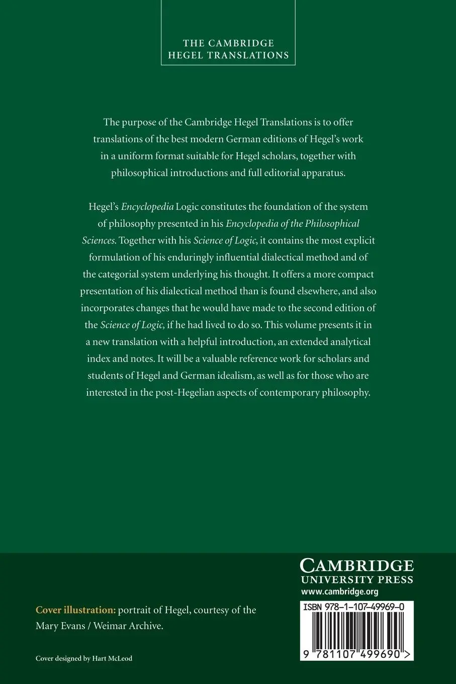 Rückseite: 9781107499690 | Georg Wilhelm Friedrich Hegel | Georg Wilhelm Fredrich Hegel | Buch