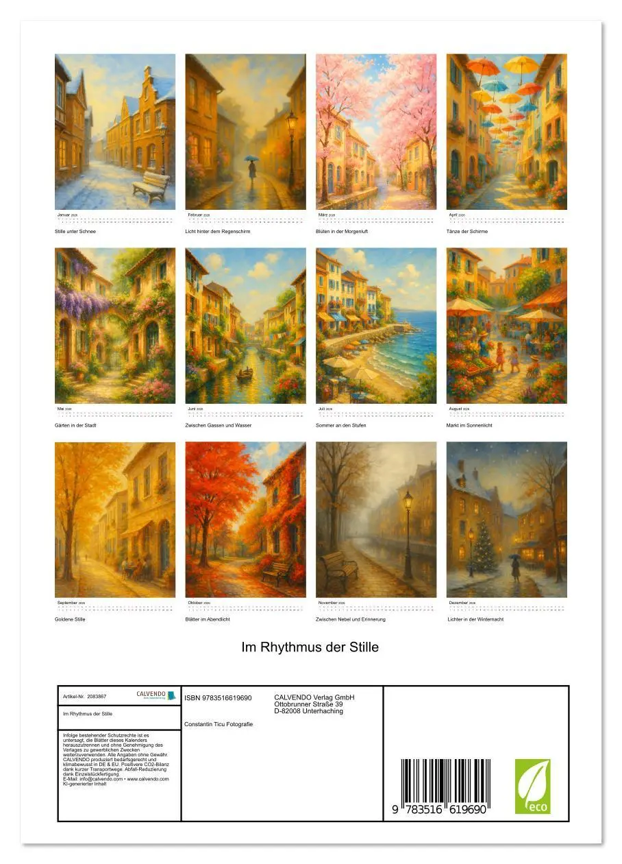 Bild: 9783516619690 | Im Rhythmus der Stille (Wandkalender 2026 DIN A4 hoch), CALVENDO...