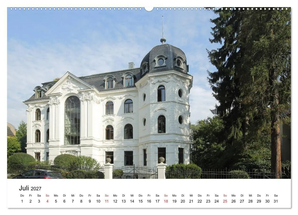Bild: 9783569569690 | Wiesbaden - Stadt der Villen (hochwertiger Premium Wandkalender...