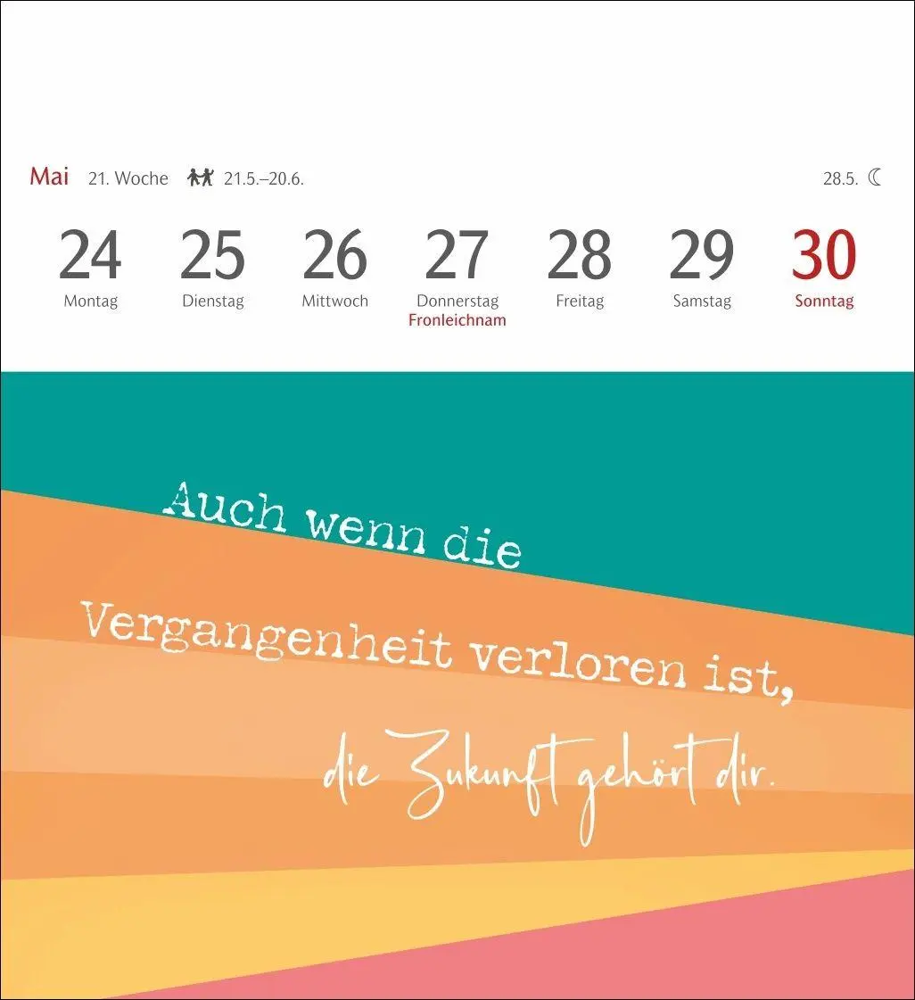 Bild: 9783840039690 | Positive-Sprüche-Kalender Postkartenkalender 2027 - mit 53 Postkarten