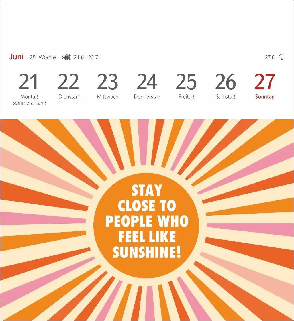 Bild: 9783840039690 | Positive-Sprüche-Kalender Postkartenkalender 2027 - mit 53 Postkarten