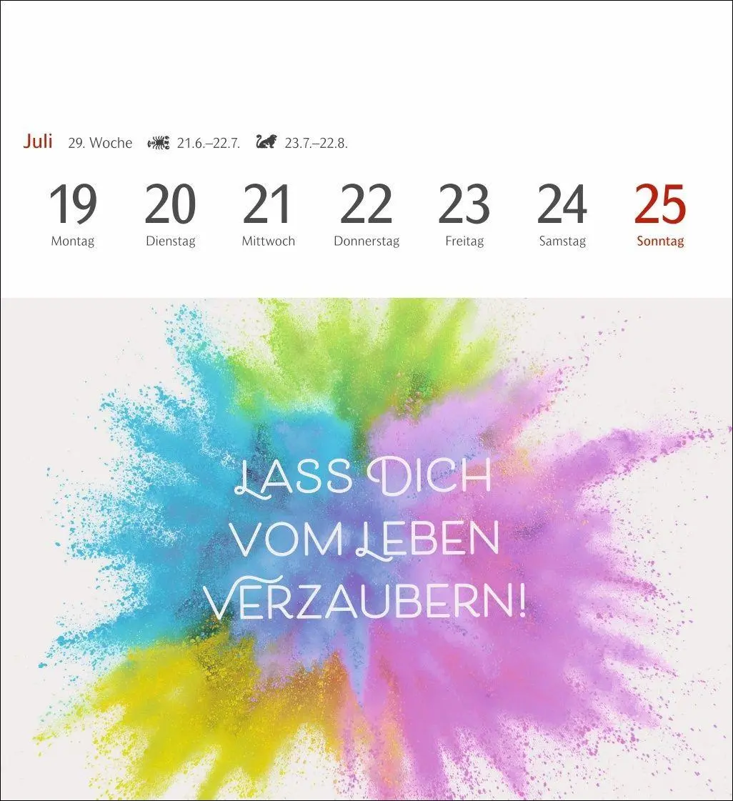 Bild: 9783840039690 | Positive-Sprüche-Kalender Postkartenkalender 2027 - mit 53 Postkarten