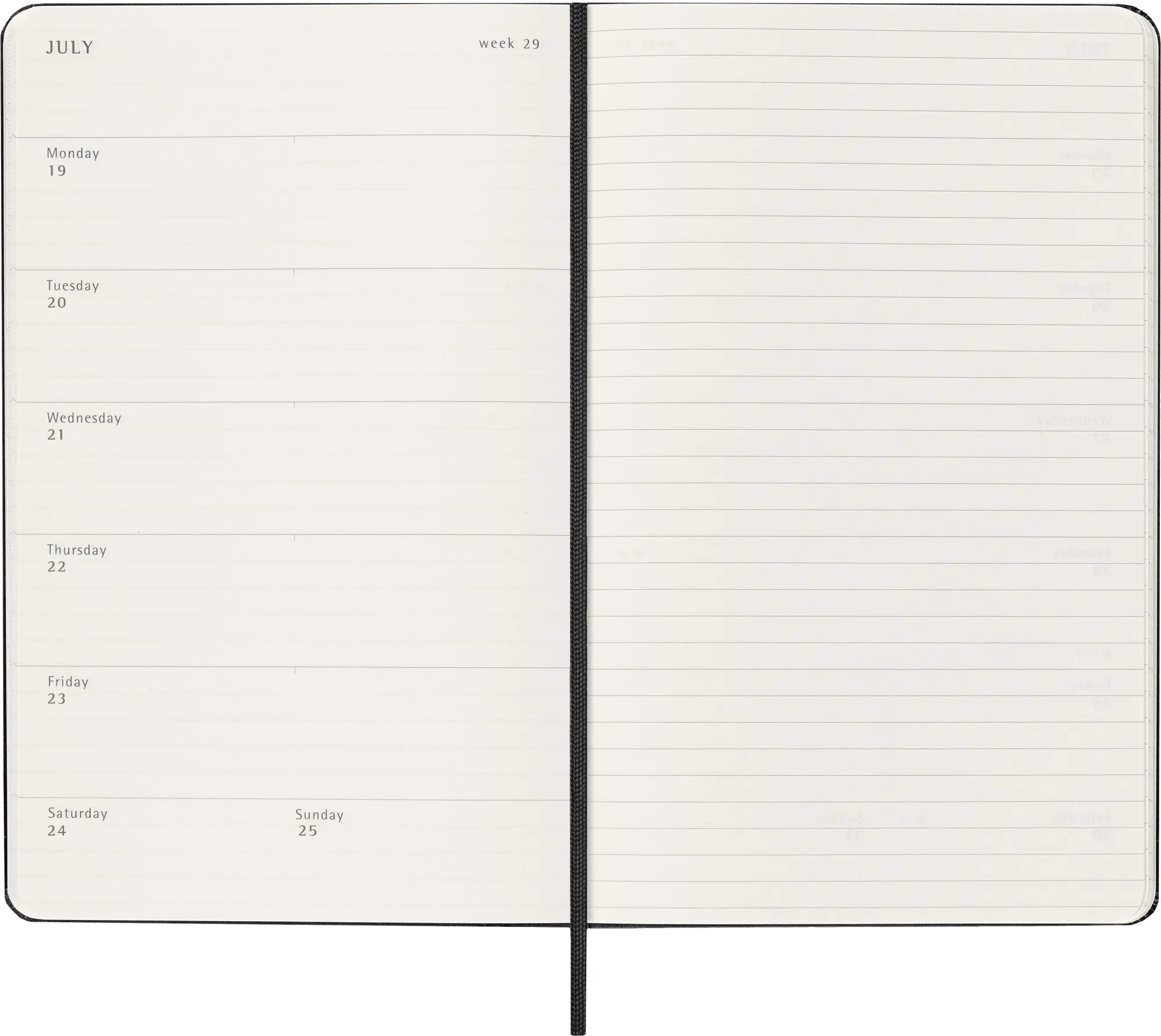 Bild: 8056999279790 | Moleskine 18 Monate Wochen Notizkalender 2026/2027, L/A5, 1 Wo = 1...