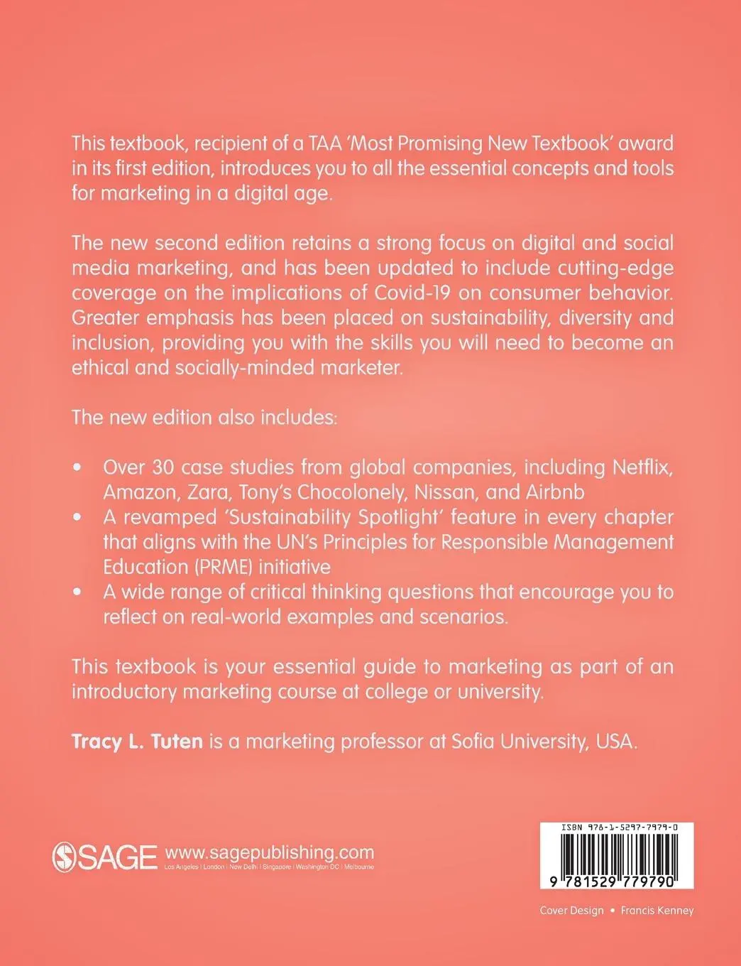 Rückseite: 9781529779790 | Principles of Marketing for a Digital Age | Tracy L. Tuten | Buch
