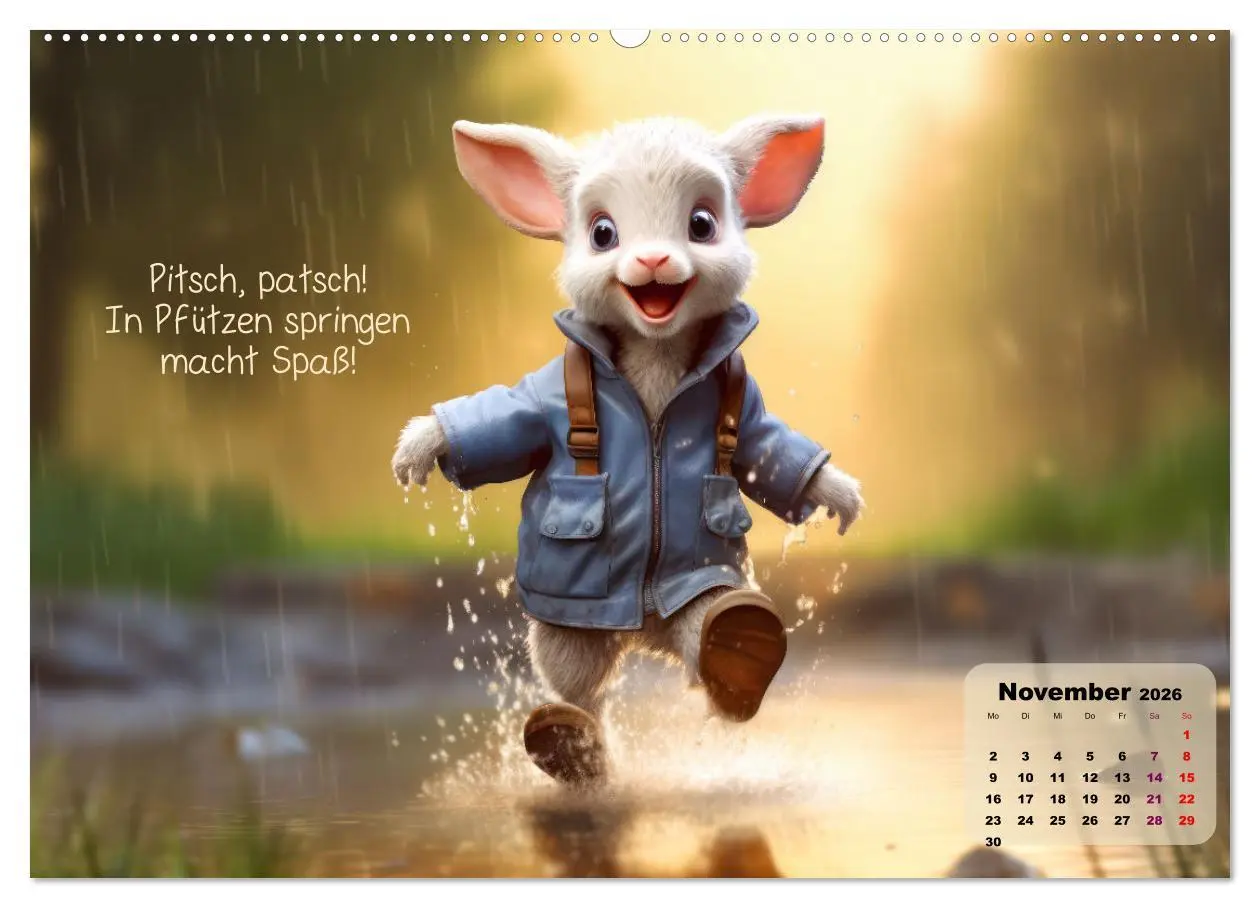 Bild: 9783457519790 | Ziegenkinder haben das ganze Jahr Spaß (hochwertiger Premium...