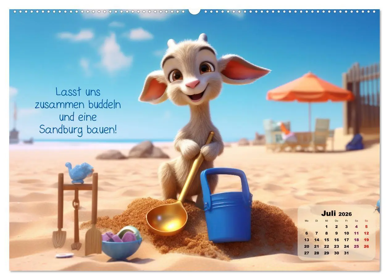 Bild: 9783457519790 | Ziegenkinder haben das ganze Jahr Spaß (hochwertiger Premium...