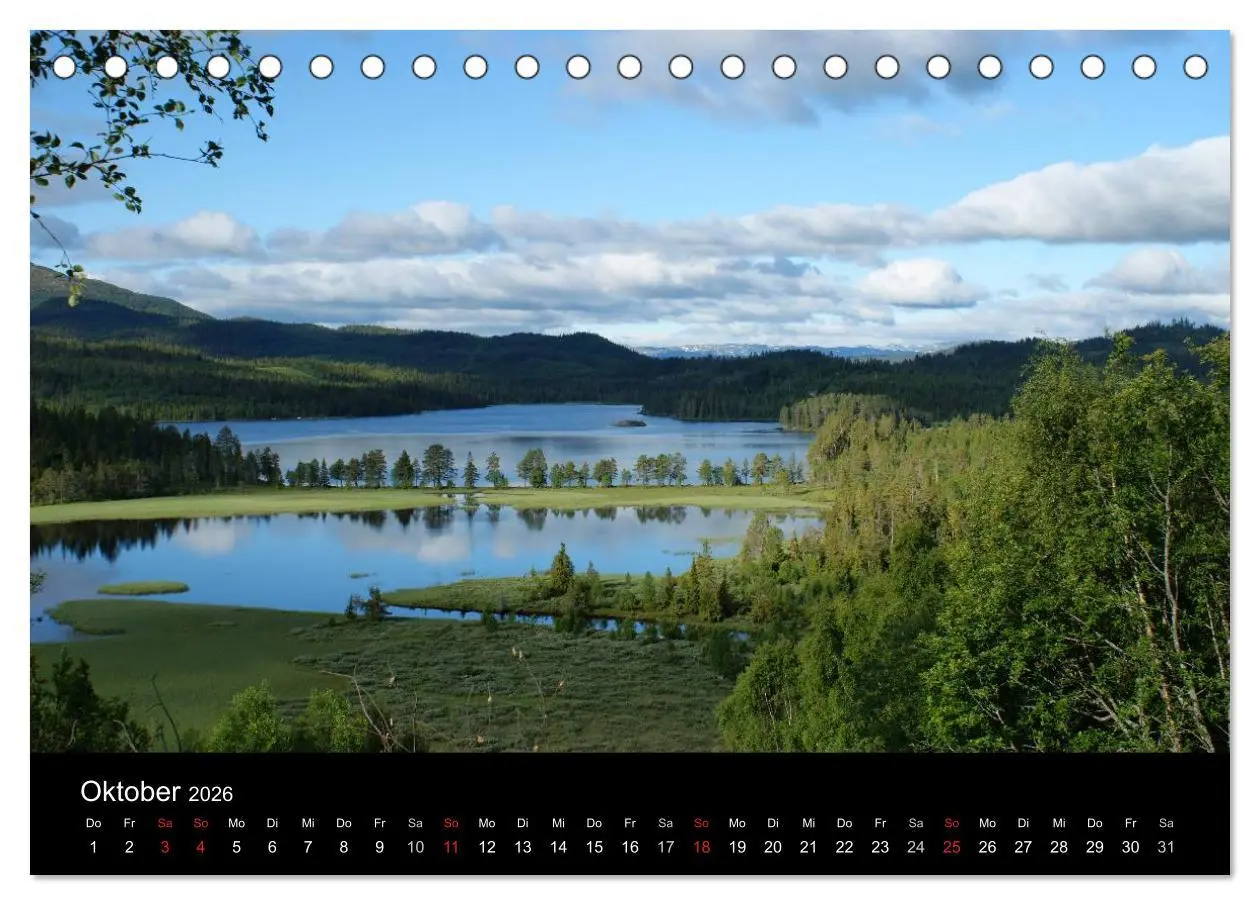 Bild: 9783516159790 | Norwegen 2026 (Tischkalender 2026 DIN A5 quer), CALVENDO...