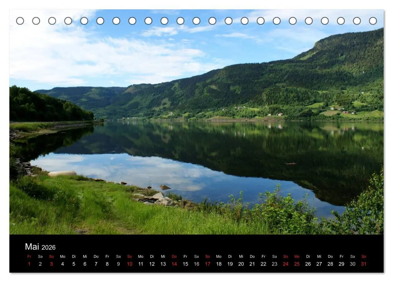 Bild: 9783516159790 | Norwegen 2026 (Tischkalender 2026 DIN A5 quer), CALVENDO...