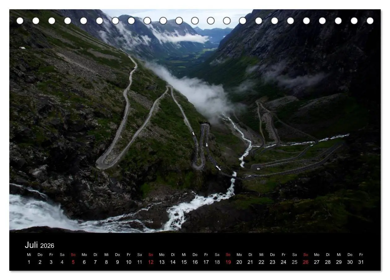 Bild: 9783516159790 | Norwegen 2026 (Tischkalender 2026 DIN A5 quer), CALVENDO...