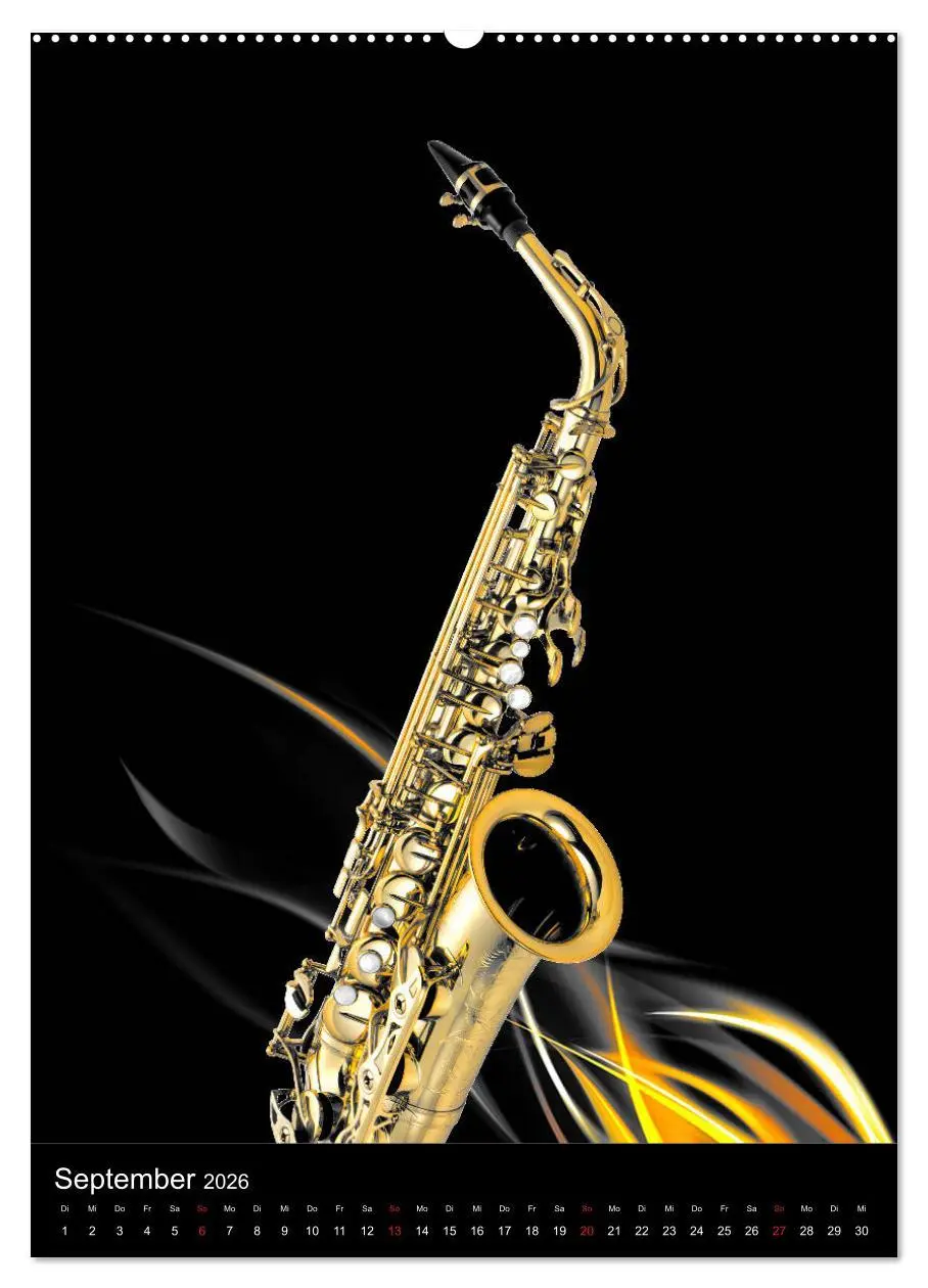 Bild: 9783516399790 | Musik Blasinstrumente (Wandkalender 2026 DIN A2 hoch), CALVENDO...