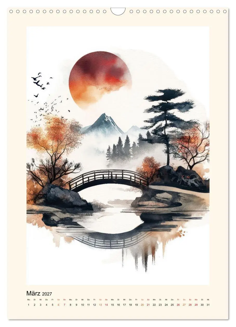 Bild: 9783569009790 | Japan - Momente der Stille (Wandkalender 2027 DIN A3 hoch),...