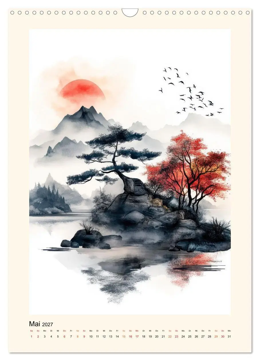 Bild: 9783569009790 | Japan - Momente der Stille (Wandkalender 2027 DIN A3 hoch),...
