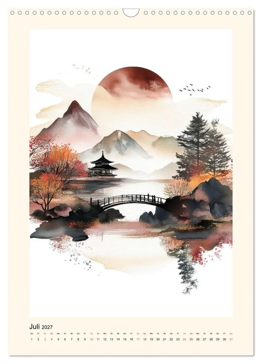 Bild: 9783569009790 | Japan - Momente der Stille (Wandkalender 2027 DIN A3 hoch),...