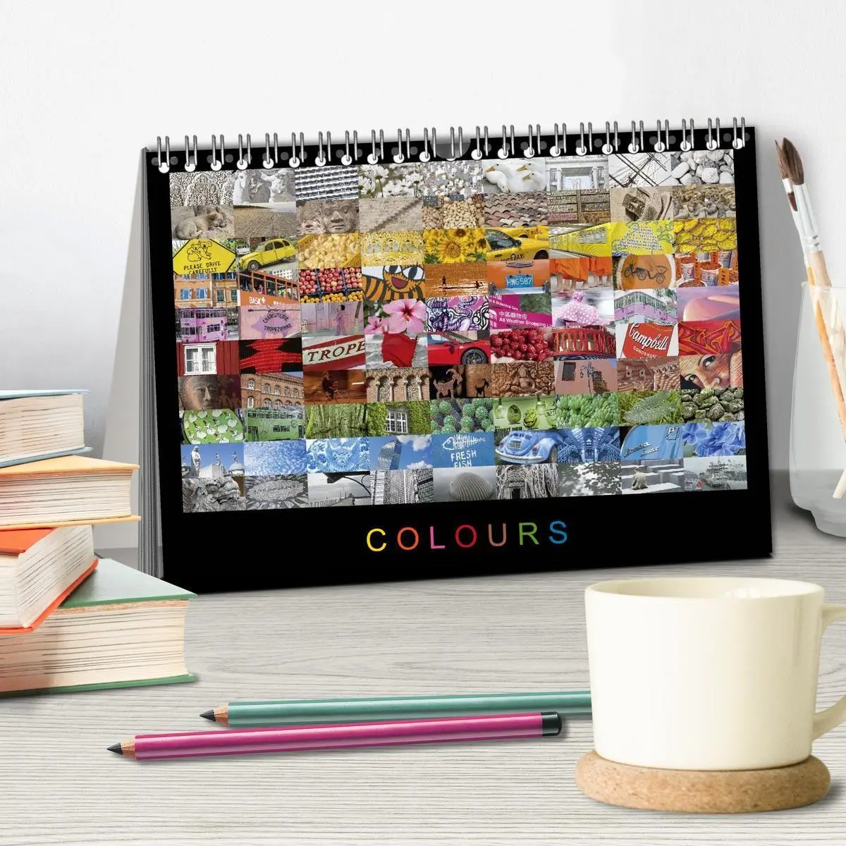 Bild: 9783594209790 | Colours (Tischkalender 2027 DIN A5 quer), CALVENDO Monatskalender