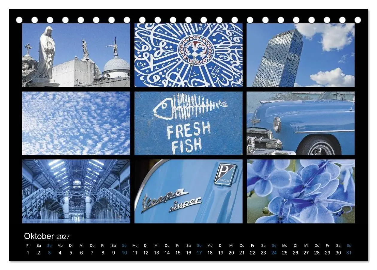 Bild: 9783594209790 | Colours (Tischkalender 2027 DIN A5 quer), CALVENDO Monatskalender
