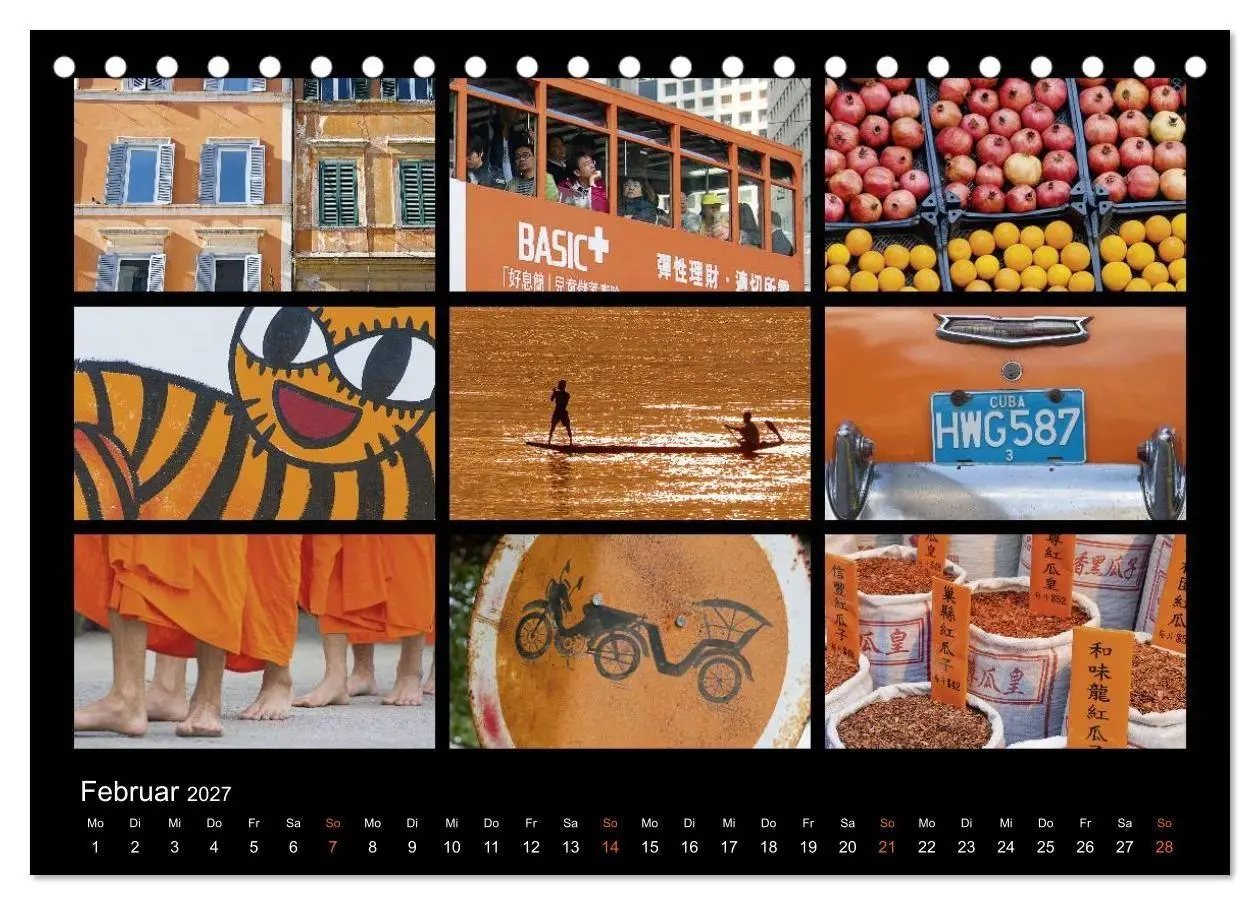 Bild: 9783594209790 | Colours (Tischkalender 2027 DIN A5 quer), CALVENDO Monatskalender