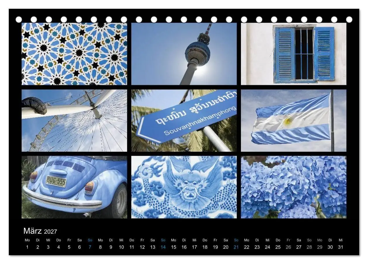 Bild: 9783594209790 | Colours (Tischkalender 2027 DIN A5 quer), CALVENDO Monatskalender