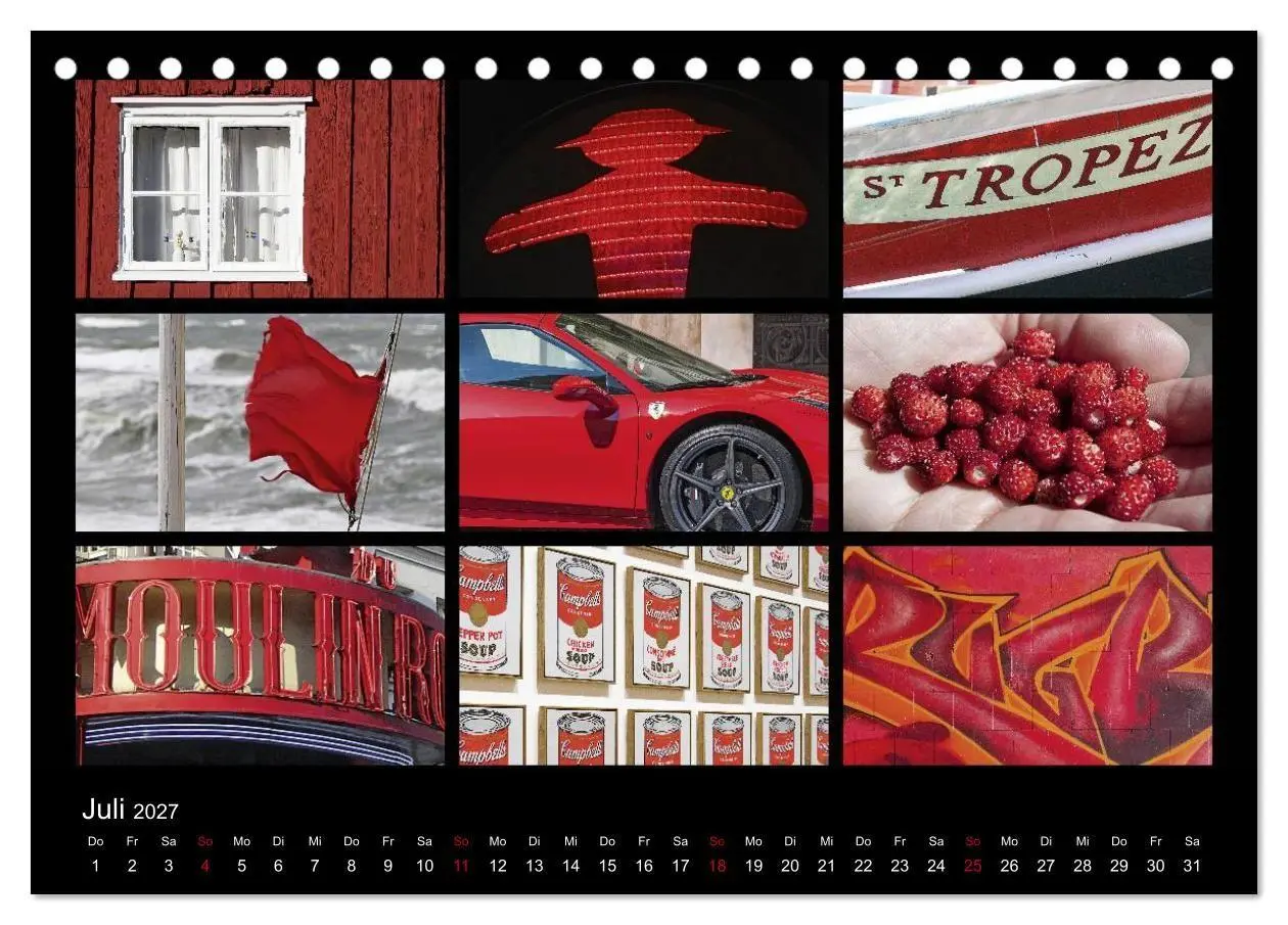 Bild: 9783594209790 | Colours (Tischkalender 2027 DIN A5 quer), CALVENDO Monatskalender