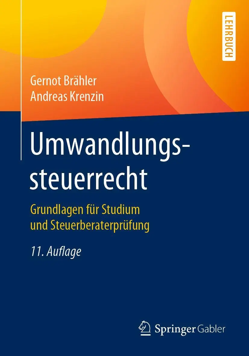 Cover: 9783658279790 | Umwandlungssteuerrecht | Andreas Krenzin (u. a.) | Taschenbuch | XVII