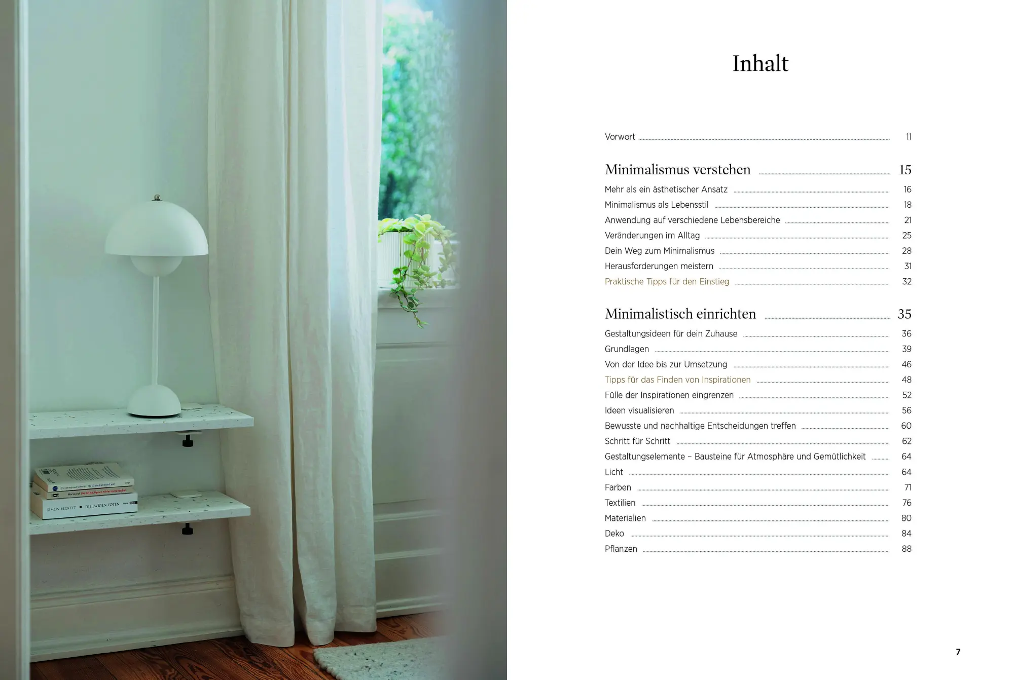 Bild: 9783838839790 | Minimalistisch wohnen | Jana Mielke | Buch | 160 S. | Deutsch | 2025