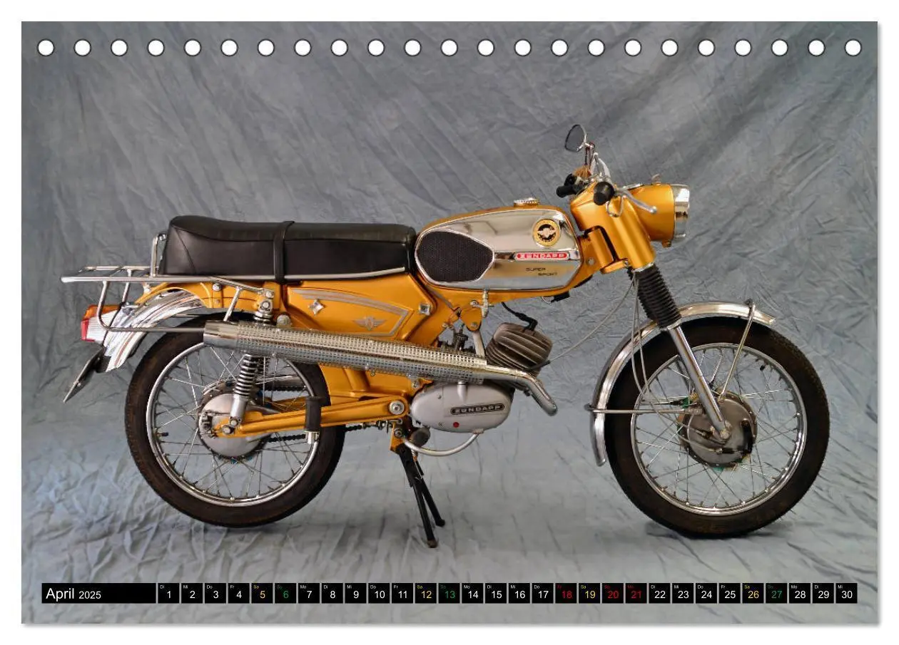 Bild: 9783435109890 | Mein Moped Kalender (Tischkalender 2025 DIN A5 quer), CALVENDO...