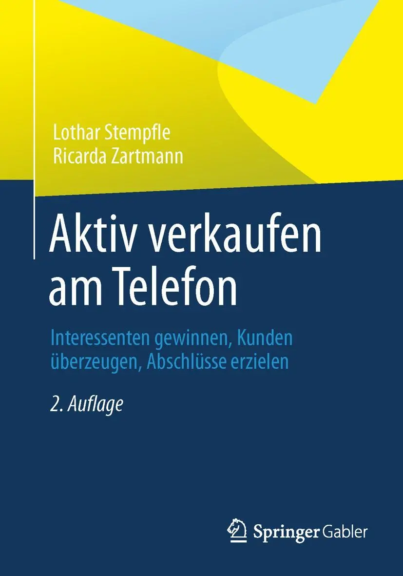 Cover: 9783658029890 | Aktiv verkaufen am Telefon | Lothar/Zartmann, Ricarda Stempfle | Buch