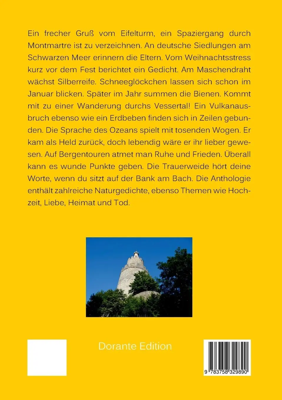 Rückseite: 9783758329890 | Lichtflug | Gedichte | Marlies Kemptner (u. a.) | Taschenbuch | 180 S.