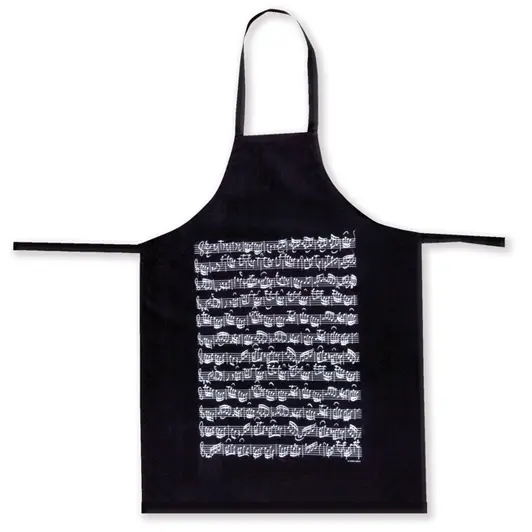 Apron Sheet music black