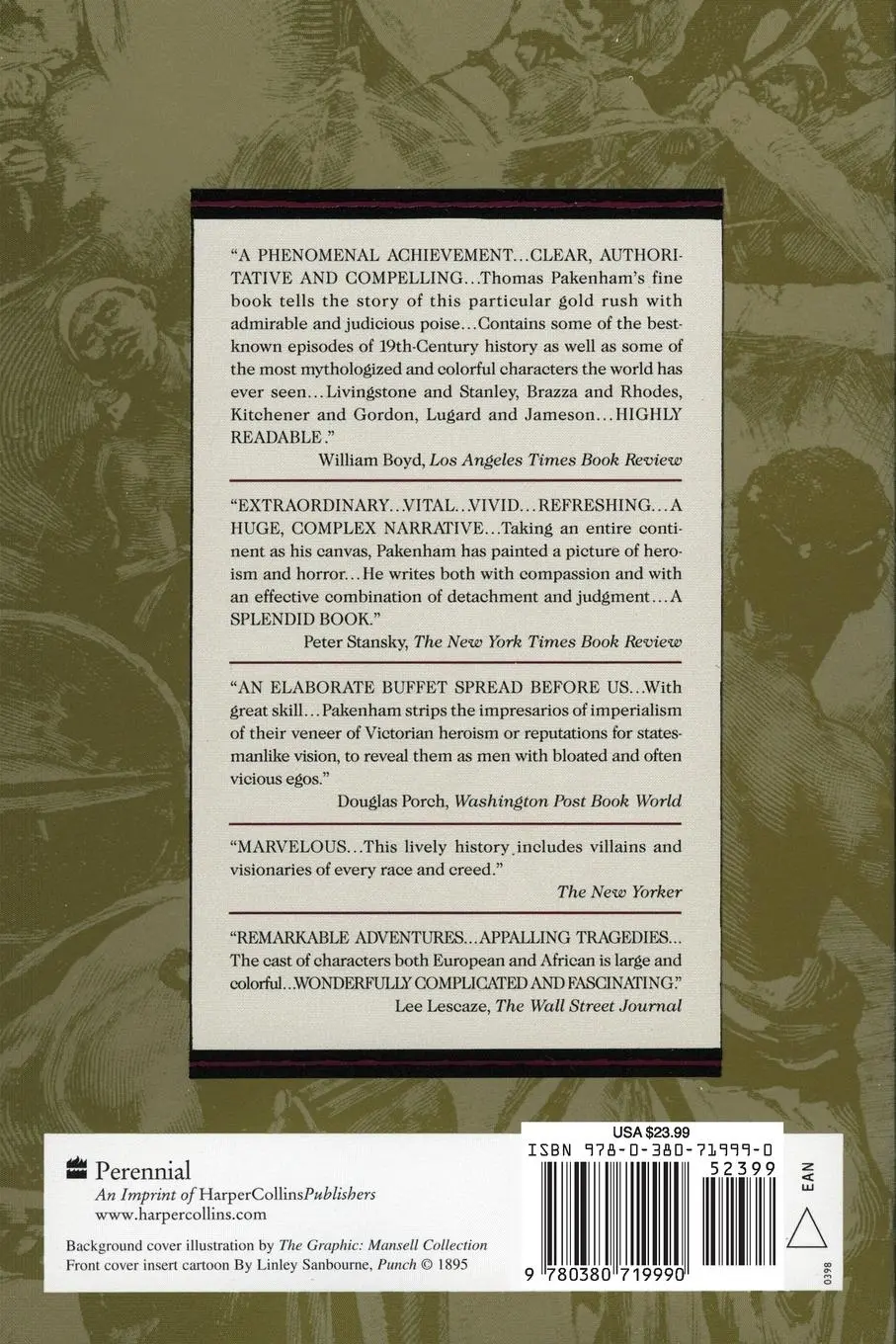Rückseite: 9780380719990 | Scramble for Africa... | Thomas Pakenham | Taschenbuch | Englisch