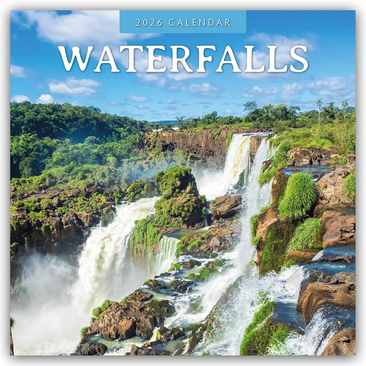 Cover: 9781804429990 | Waterfalls 2026 Square Wall Calendar | Red Robin | Taschenbuch | 13 S.