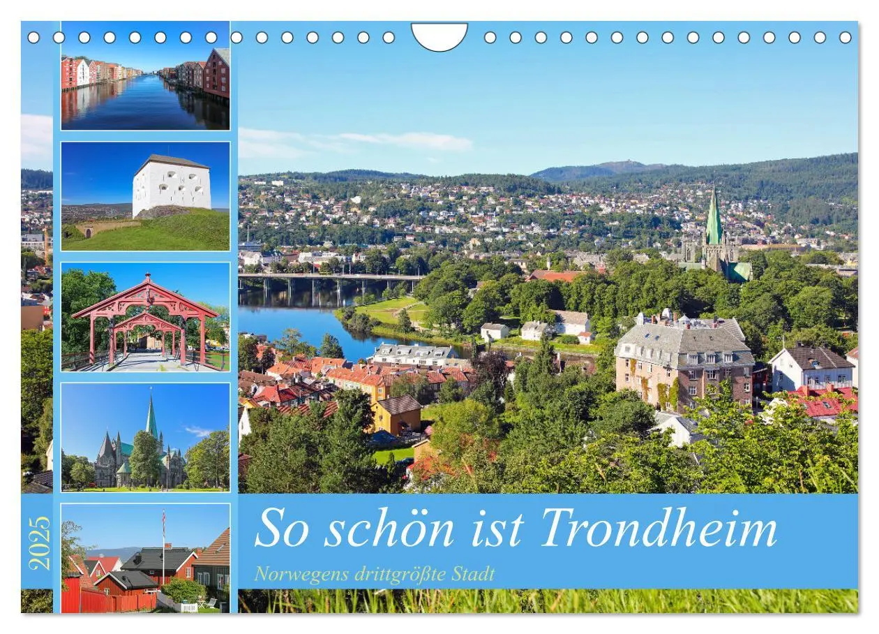 Cover: 9783383939990 | So schön ist Trondheim (Wandkalender 2025 DIN A4 quer), CALVENDO...