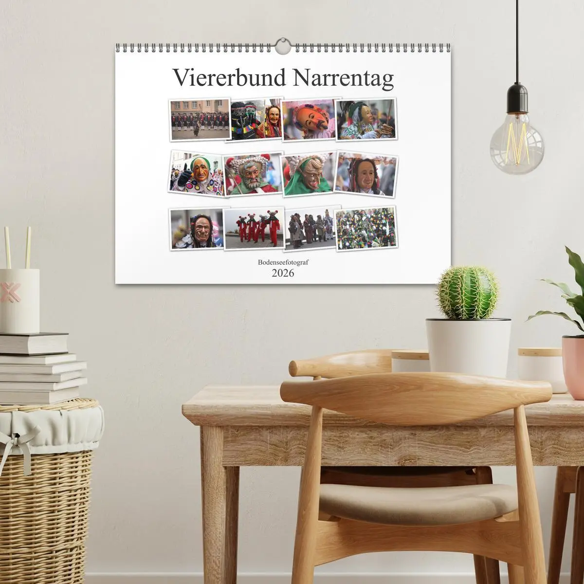 Bild: 9783457669990 | Narrentag Viererbund 2026 (Wandkalender 2026 DIN A3 quer), CALVENDO...