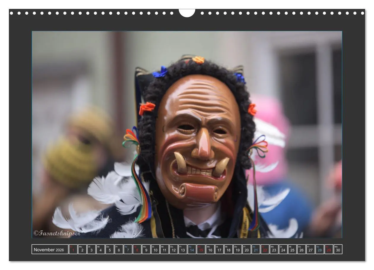 Bild: 9783457669990 | Narrentag Viererbund 2026 (Wandkalender 2026 DIN A3 quer), CALVENDO...