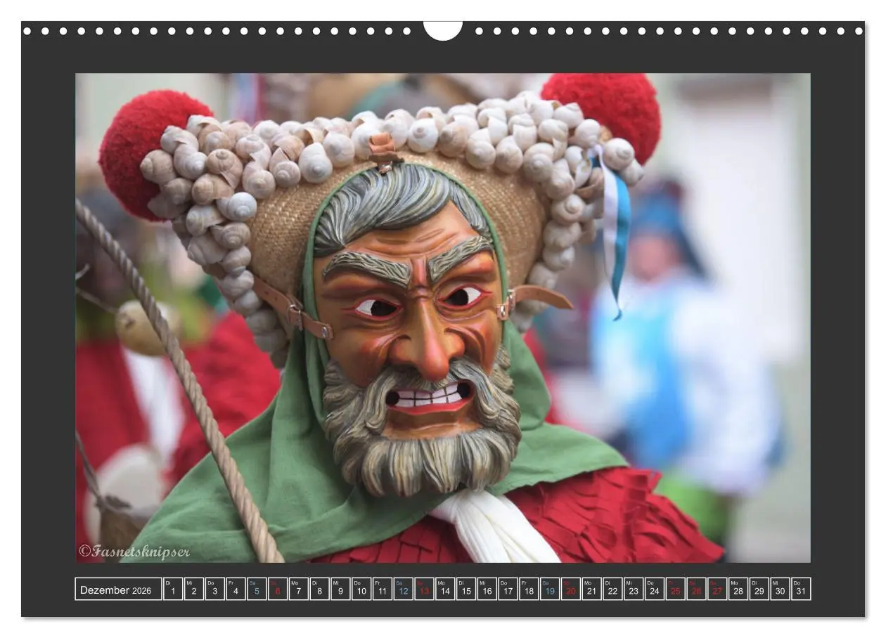 Bild: 9783457669990 | Narrentag Viererbund 2026 (Wandkalender 2026 DIN A3 quer), CALVENDO...