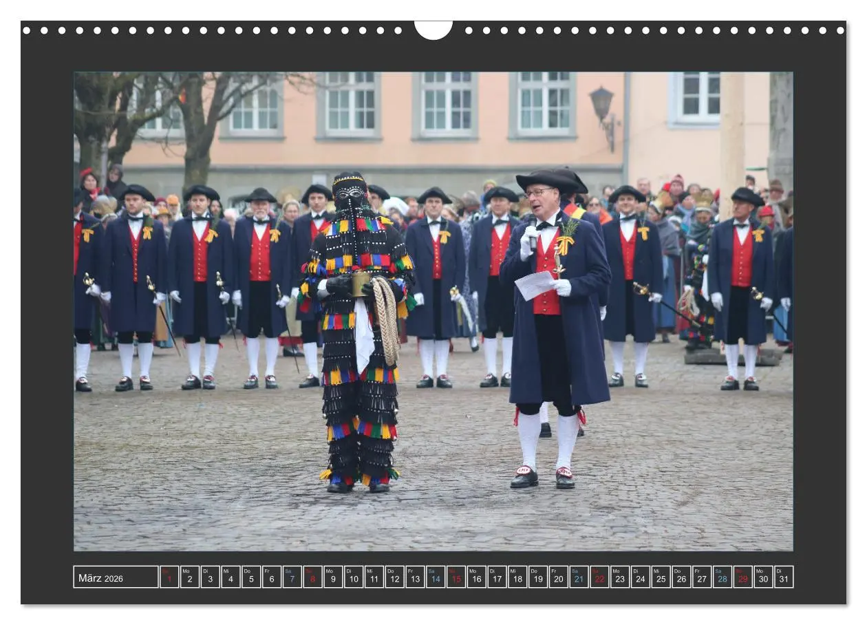 Bild: 9783457669990 | Narrentag Viererbund 2026 (Wandkalender 2026 DIN A3 quer), CALVENDO...