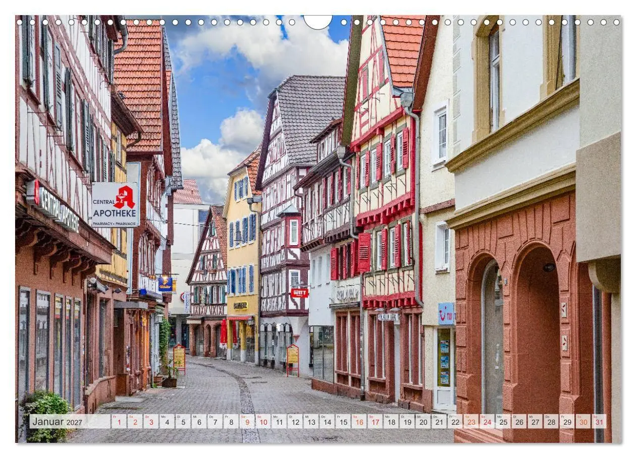 Bild: 9783569609990 | Mosbach Impressionen (Wandkalender 2027 DIN A3 quer), CALVENDO...