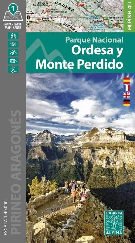 Cover: 9788480909990 | WK PN Ordesa | 1:40000 | (Land-)Karte | Alpina Editorial Wanderkarte