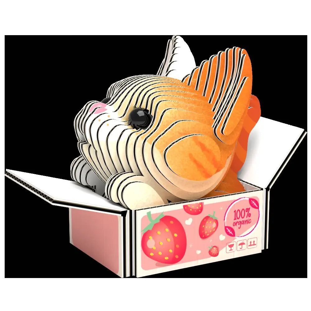 Bild: 9421036940091 | EUGY - 3D Bastelset Perserkatze Pumpkin | Kit (Bastelset) | In Karton