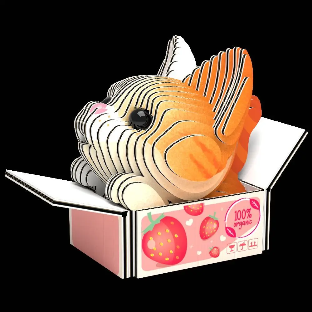 Bild: 9421036940091 | EUGY - 3D Bastelset Perserkatze Pumpkin | Kit (Bastelset) | In Karton