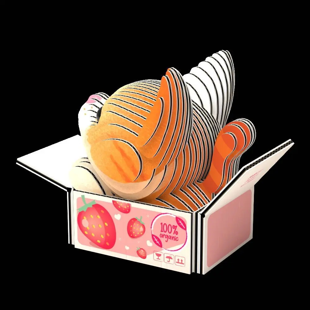 Bild: 9421036940091 | EUGY - 3D Bastelset Perserkatze Pumpkin | Kit (Bastelset) | In Karton