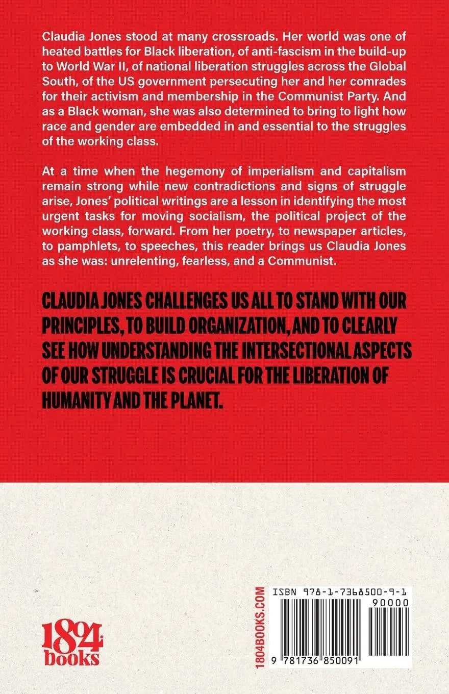 Rückseite: 9781736850091 | A Fighting Dream | The Political Writings of Claudia Jones | Jones