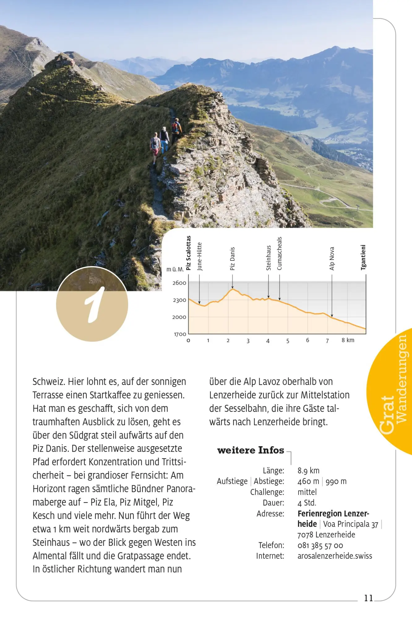 Bild: 9783259300091 | Kümmerly+Frey Erlebnis Schweiz Gratwanderungen - Wanderführer | Buch