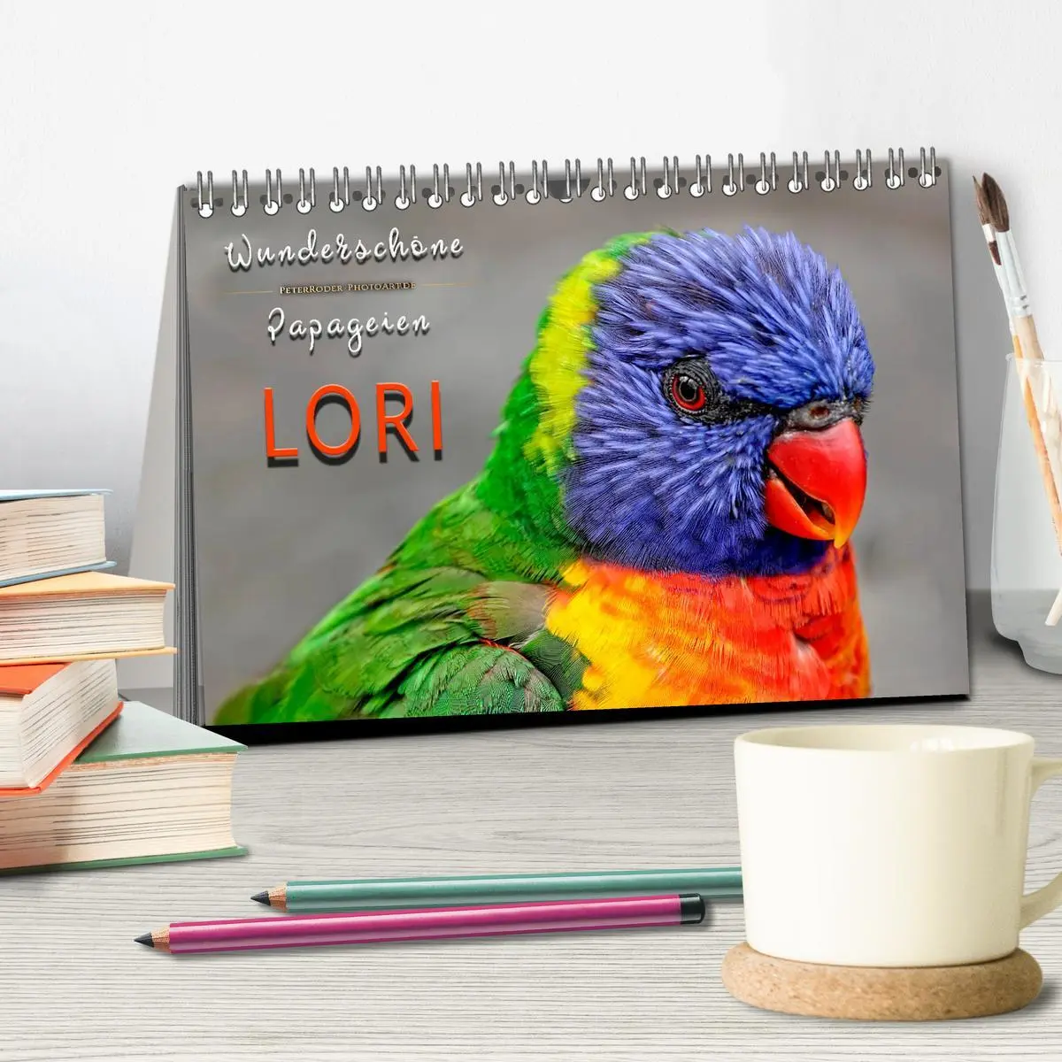 Bild: 9783457920091 | Wunderschöne Papageien - Lori (Tischkalender 2026 DIN A5 quer),...