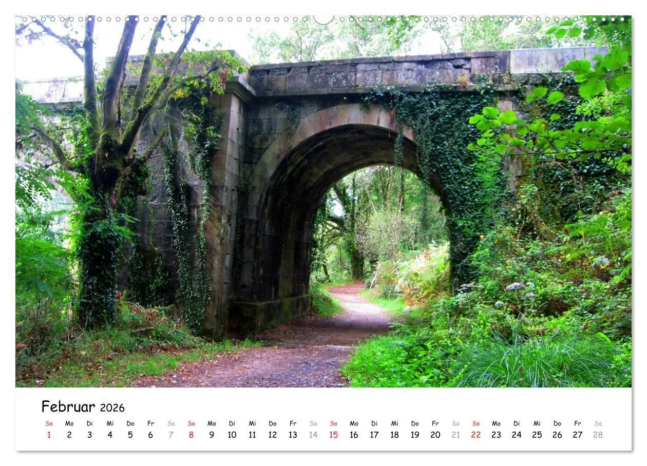 Bild: 9783516010091 | Jakobsweg - Camino Finisterre (Wandkalender 2026 DIN A2 quer),...