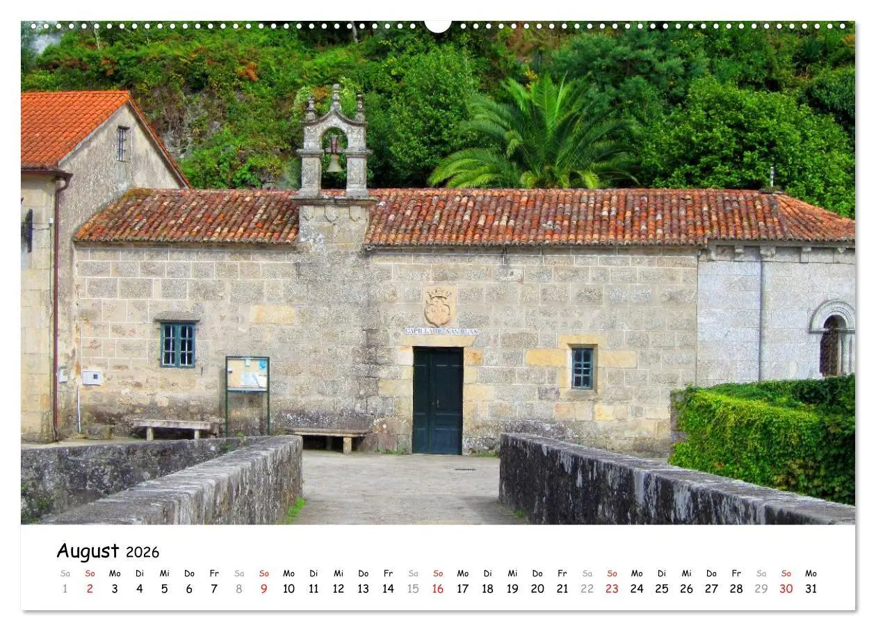 Bild: 9783516010091 | Jakobsweg - Camino Finisterre (Wandkalender 2026 DIN A2 quer),...