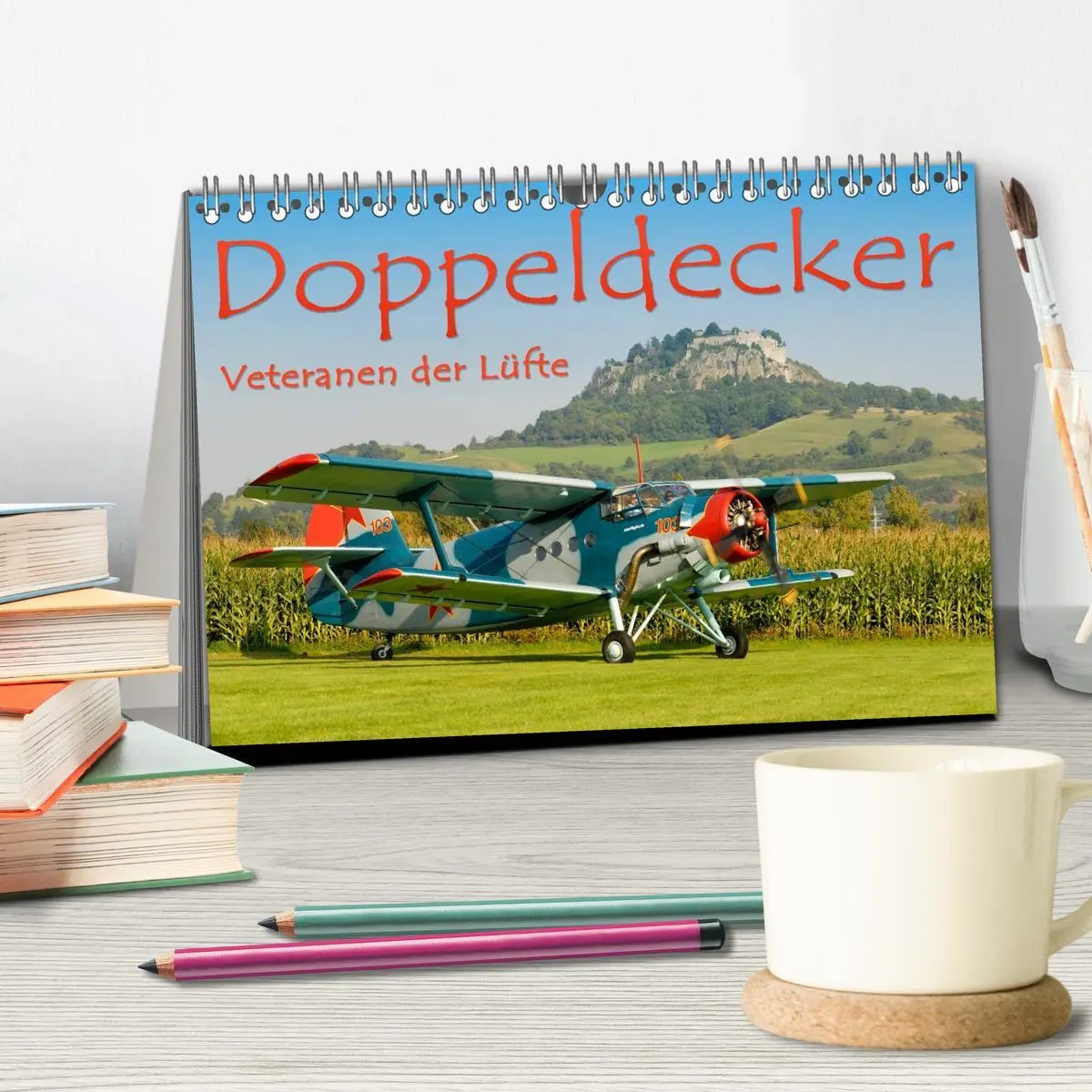 Bild: 9783516180091 | Doppeldecker - Veteranen der Lüfte (Tischkalender 2026 DIN A5...