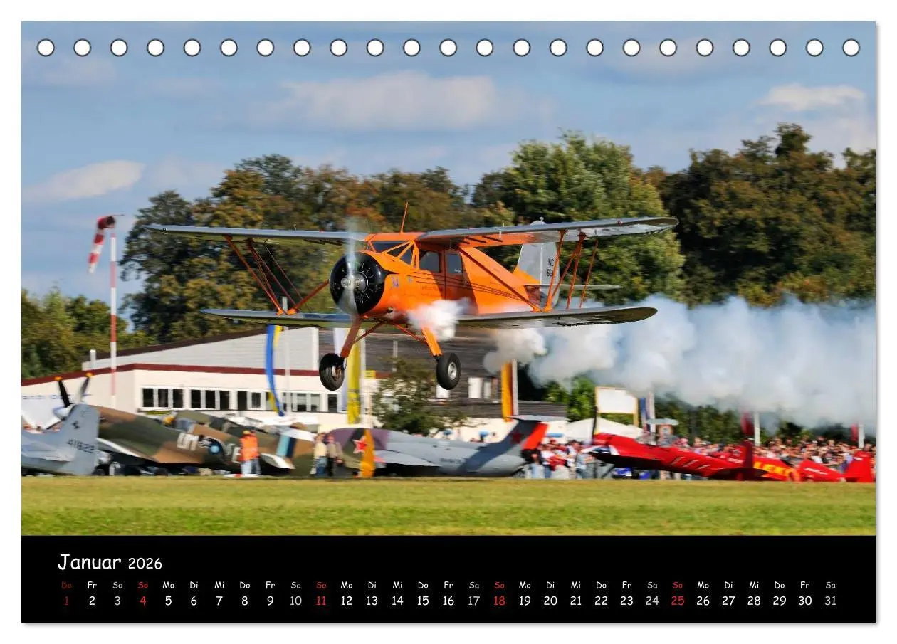 Bild: 9783516180091 | Doppeldecker - Veteranen der Lüfte (Tischkalender 2026 DIN A5...